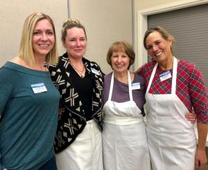 photo of kitchen volunteers