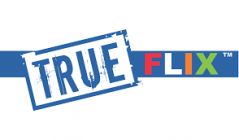 true flix logo blue