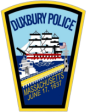 duxbury police logo with ship in the water