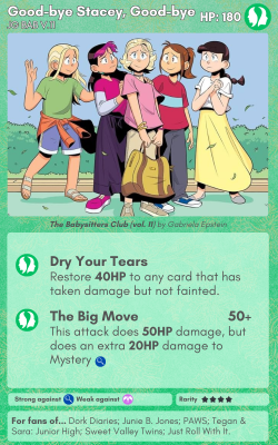 babysitters club card