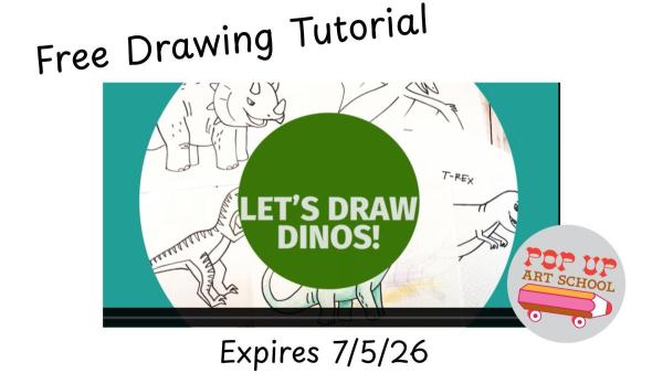 Link to vimeo video for drawing dinosaurs