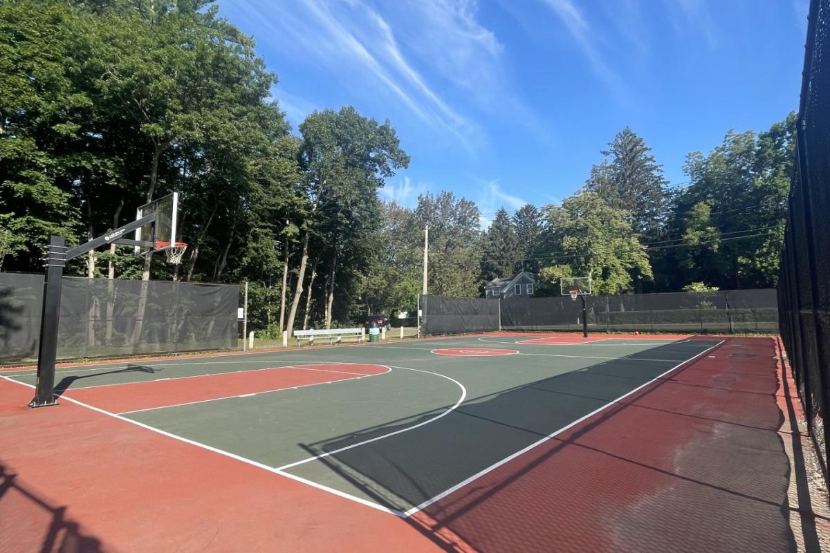 Alden basketball court
