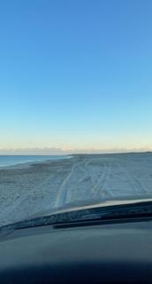 driving on the beach
