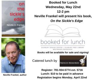 flyer with picture of Neville Frankel