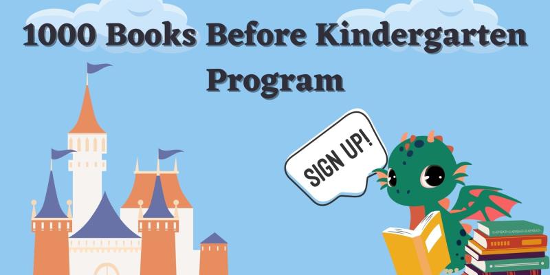 sign up for 1000 books before kindergarten using beanstack