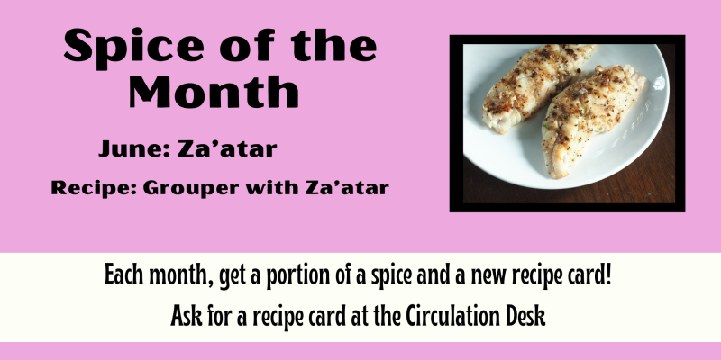 June Spice of the Month: Za'atar
